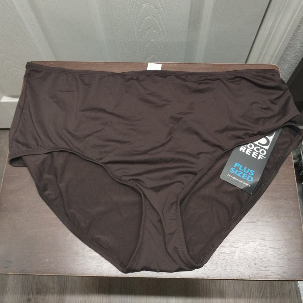 Coco Reef NWT Size 3X Brown Perfection Fit Swimsuit Separate Bathing Suit Bottom